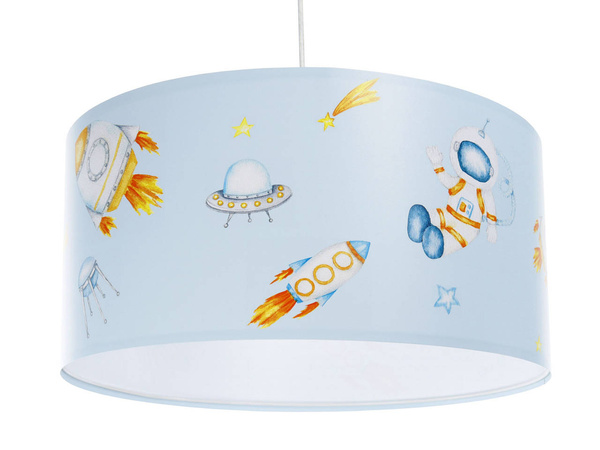 Lampa dla chłopca i dziewczynki Rakiety w Kosmosie 40 cm