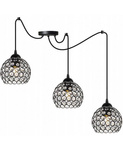 Nowoczesna Lampa wisząca typu Pająk Spider Crystal 3xE27 Led