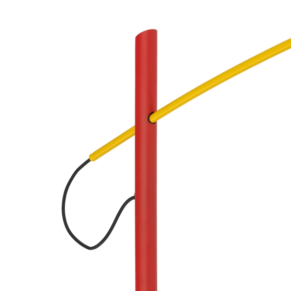 Lampa podłogowa POISE multicolour B E27 wys.230cm dług.255cm przewód 270cm włącznik | 11430