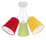 Lampa sufitowa do pokoju dziecięcego kolorowa Bloom 3