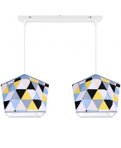 Lampa wisząca do pokoju dziecka podwójna Diament