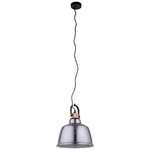 Lampa vintage AMALFI SMOKED I śr 30cm