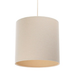 Lampa dziecięca w stylu Boho walec wysoki kremowy- średnica 60 cm 