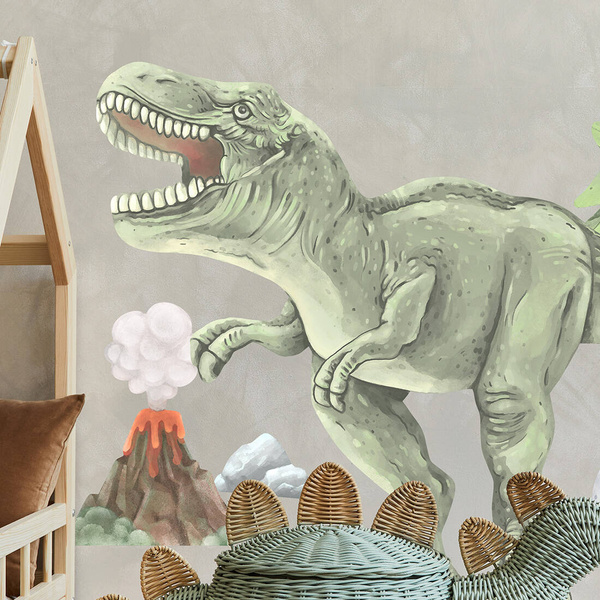 Naklejki na ścianę do pokoju dziecięcego Dinozaur T-Rex Duży 