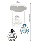 Lampa wisząca DIAMOND COLOR III śr. 30cm [różne wersje kolorystyczne]