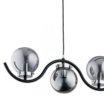 Nowoczesna lampa wisząca KORDA CHROM OP. 5 PŁ