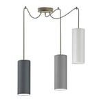 Lampa do pokoju dziecięcego fioletowe abażury typ pająk VIZELA T3