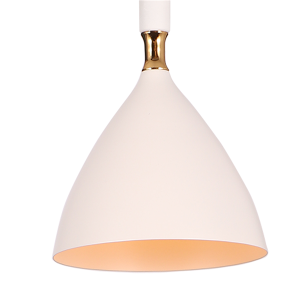 Nowoczesna lampa wisząca OTTO WHITE/GOLD 1xE27 ML6159