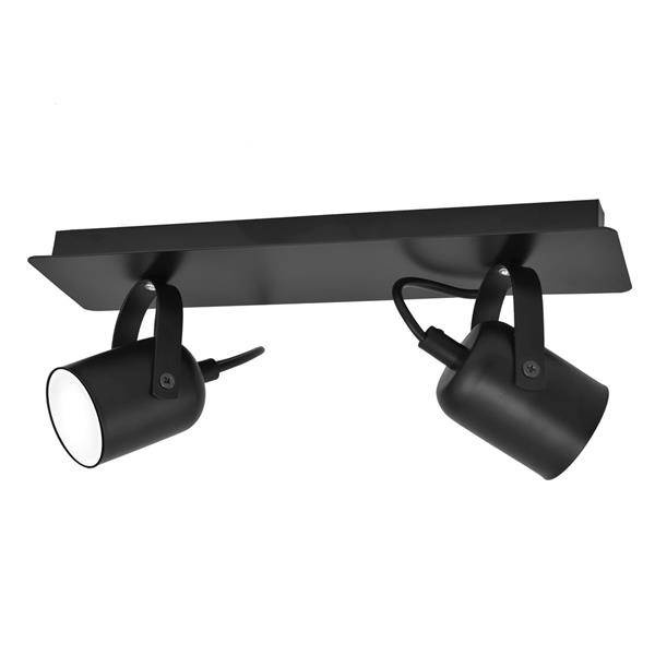 Nowoczesna lampa sufitowa PICO BLACK 2xGU10 MLP995