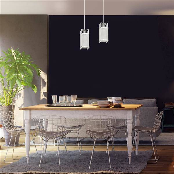 LAMPA WISZĄCA BRONX 2xE27