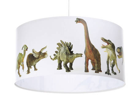 Lampa sufitowa do pokoju chłopca i dziewczynki dinozaury 40 cm