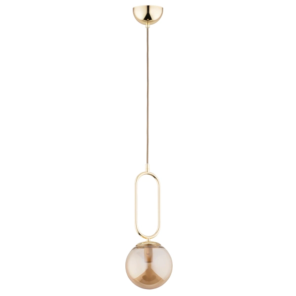 Lampa wisząca ALFA VAVIL ZŁOTA 1xE14 15cm | 61126