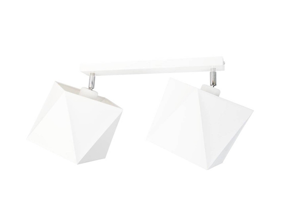 Lampa sufitowa dla dziecka czerwone abażury regulowana 2-punktowa Diament 2xE27 Led 