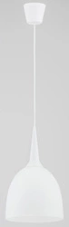 Lampa wisząca ALFA UNI BIAŁA 1xE27 23cm | 60628