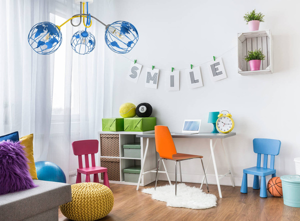  Lampa do pokoju dziecięcego czarna Edison Globus 3