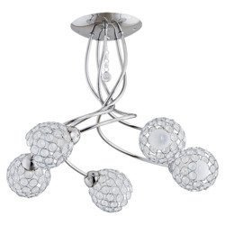 Lampa sufitowa żyrandol nowoczesny VAIO chrom śr. 44cm