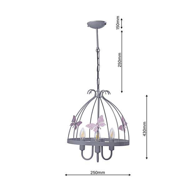 Lampa Wisząca KAGO 3xE14 MLP1170