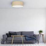 Lampa sufitowa MARSHALL WHITE / RATTAN 3xE27