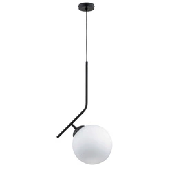 Lampa wisząca ALFA LIBERTY 250 PRO CZARNO-BIAŁA 1xE27 27cm | 61227