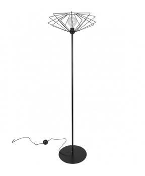 Nowoczesna Metalowa Lampa Stojąca Druciak Loft