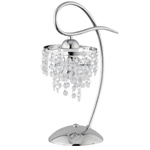 Lampa stołowa z kryształkami DIANA I