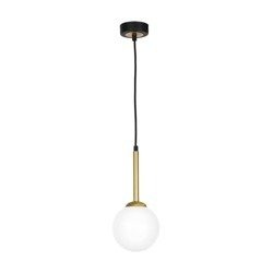 Lampa sufitowa nowoczesna PARMA I czarny/biały śr. 14cm