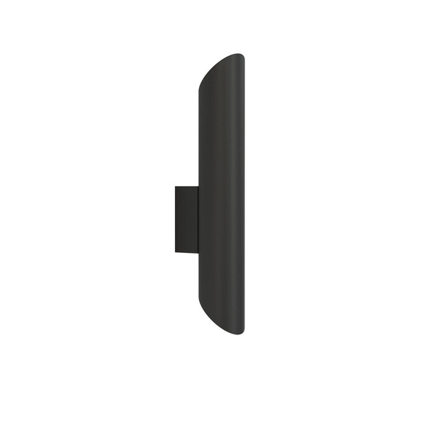 Kinkiet 2 punktowy EYE WALL CUT do biura GU10 10W wys. 33cm | czarny