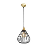 Lampa wisząca KANE BLACK 1xE27 MLP4794