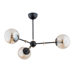 Lampa sufitowa ALFA ITORIS CZARNA 3xE14 65cm | 28363