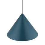 Loftowa lampa aluminiowa wisząca GU10 35W ZENITH L GU10 wys. 130cm | zielony