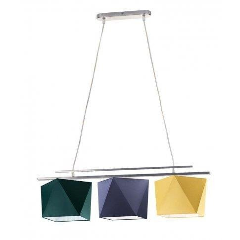 Lampa wisząca do pokoju dziecięcego kolorowe abażury Malibu 