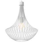Lampa wisząca CESTA, MLP8671, biała, 1x60W E27