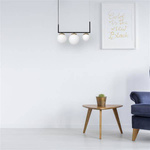 Nowoczesna lampa wisząca SPARTA BLACK / GOLD MLP6498