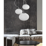 Trzypunktowa lampa wisząca NUAGE kule 7027