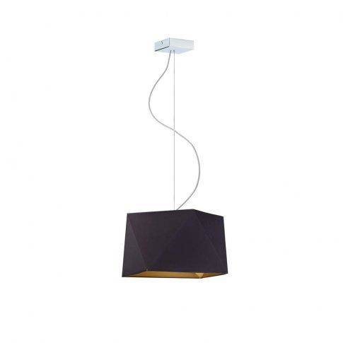Nowoczesna lampa wisząca Diament Duży Gold złoty środek