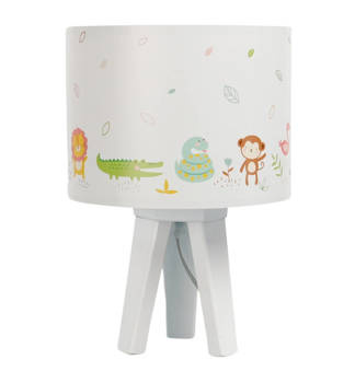 Lampka stołowa dla dziewczynki i chłopca Wesołe Zwierzaki