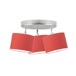 Lampa do pokoju dziewczynki różowe abażury Dakota  
