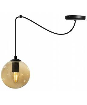 Nowoczesna lampa typu pająk szklane klosze kolory do wyboru