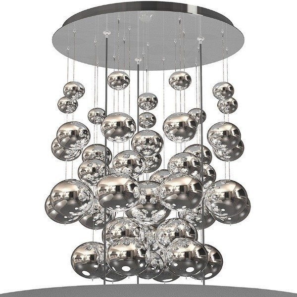 Lampa wisząca PERLA SILVER LED