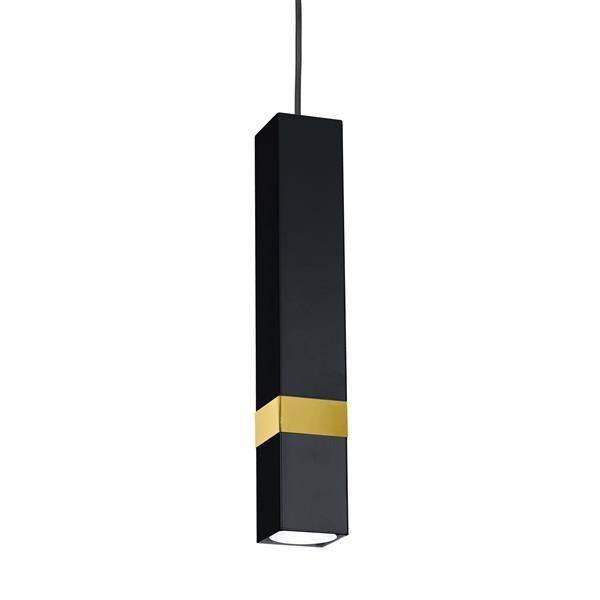 Nowoczesna lampa wisząca VIDAR BLACK/GOLD 1xGU10 MLP6279