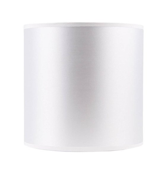 Lampa wisząca biała tkany abażur Atlanta 31-00637
