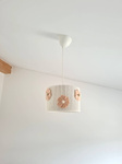 Lampa dla dziewczynki w stylu Boho Kwiaty Nude