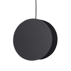 Lampa wisząca zwis nowoczesna WHEEL czarny śr. 25cm