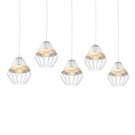 Lampa wisząca INDUSTRIALNA CLIFF WHITE 5xE27 MLP5520