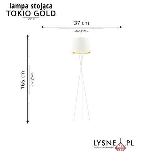  Nowoczesna Lampa podłogowa TOKIO GOLD