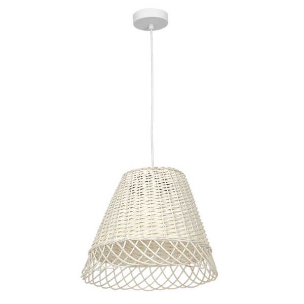 Lampa wisząca VIMINI, MLP7993, biała, 1x60W E27
