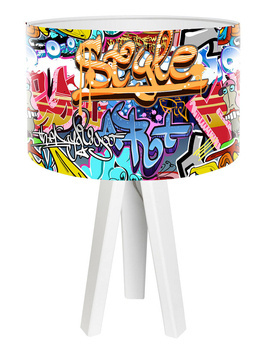 Lampka stołowa młodzieżowa Graffiti