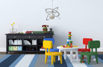 Lampa sufitowa do pokoju dziecięcego szara nowoczesna Sferis 1XE27 Led 