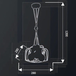 Lampa wisząca VINTAGE BLACK