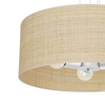 Lampa wisząca MARSHALL, MLP7490, biały/rattan, 3x60W E27 